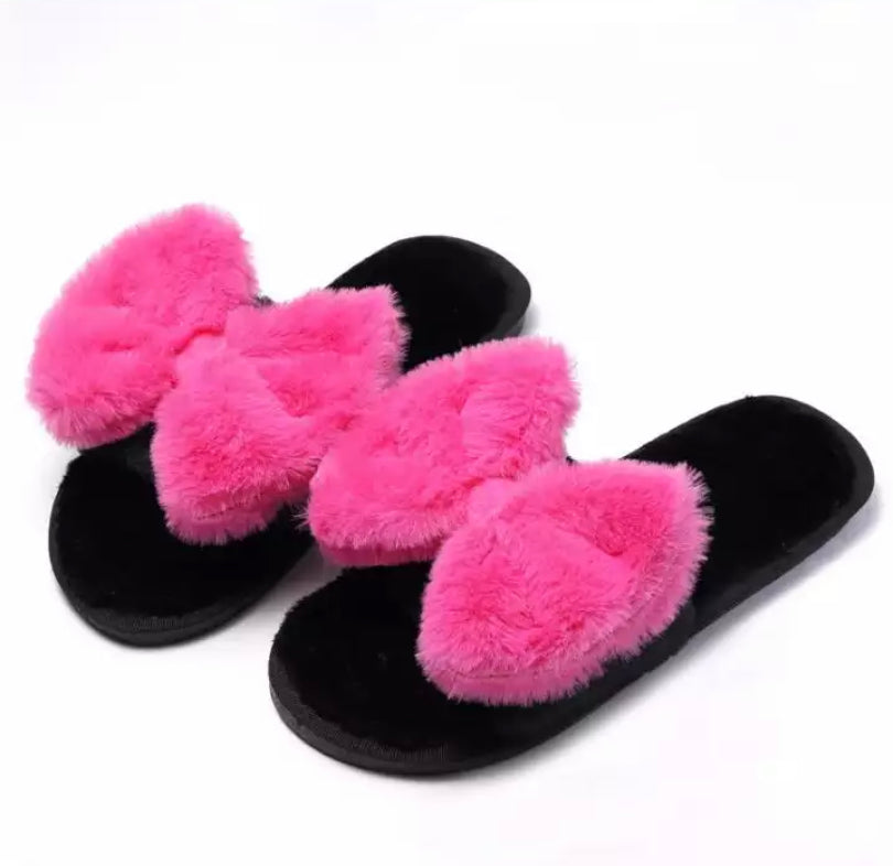 Bow Love House Shoes
