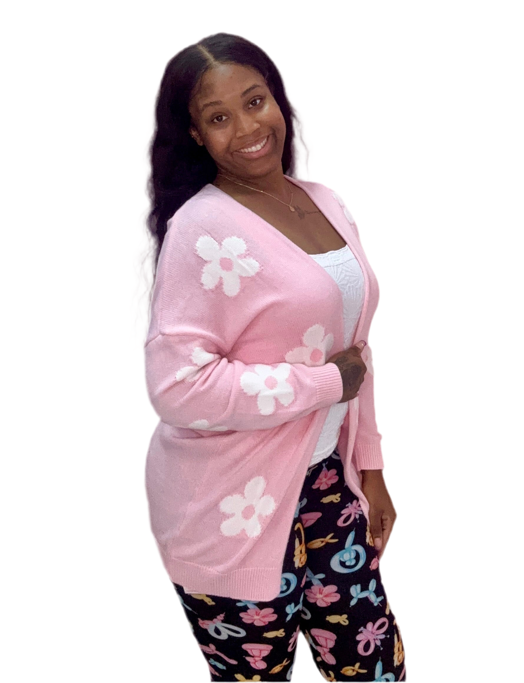 Flower Print Cardigans