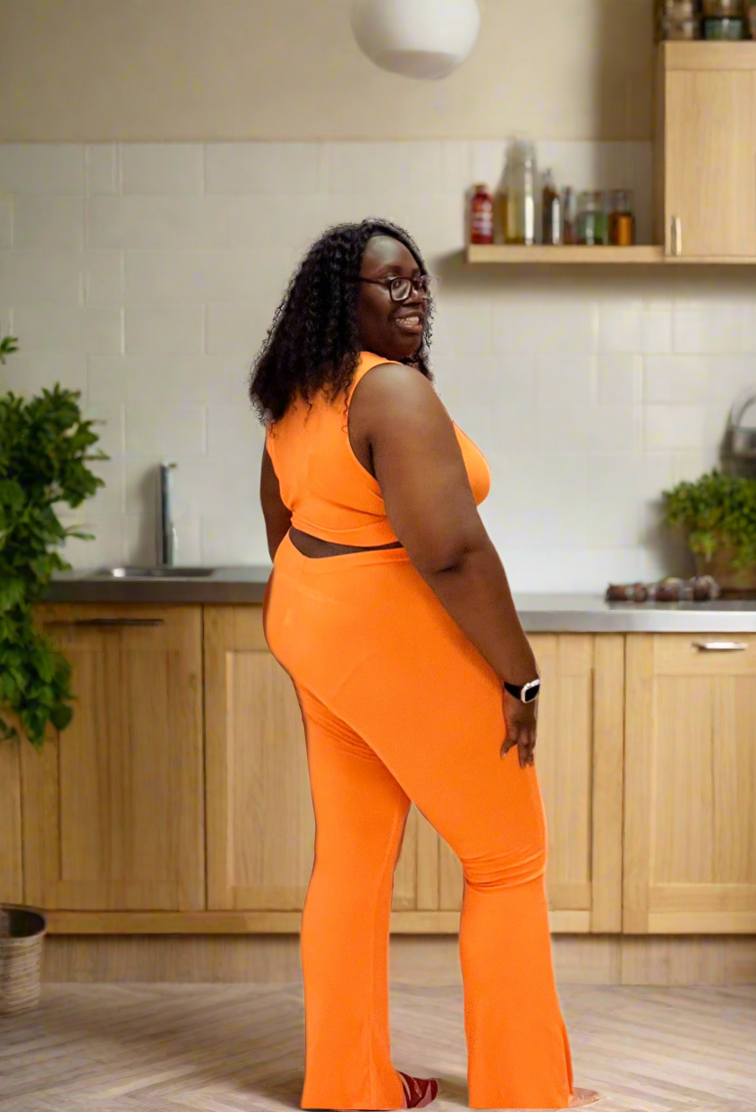 Shoulder Vibes Long Pants Sets