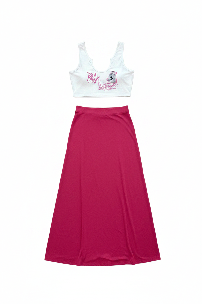 Cool As A Breeze Graphic Design Skirt Sets