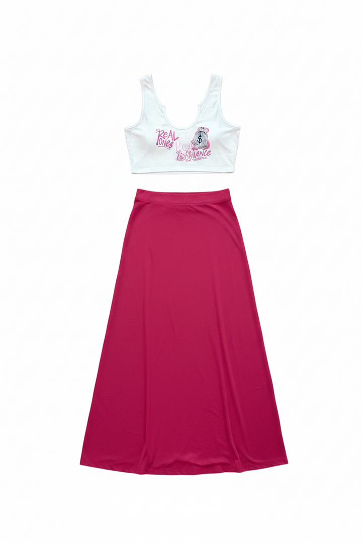 Cool As A Breeze Graphic Design Skirt Sets