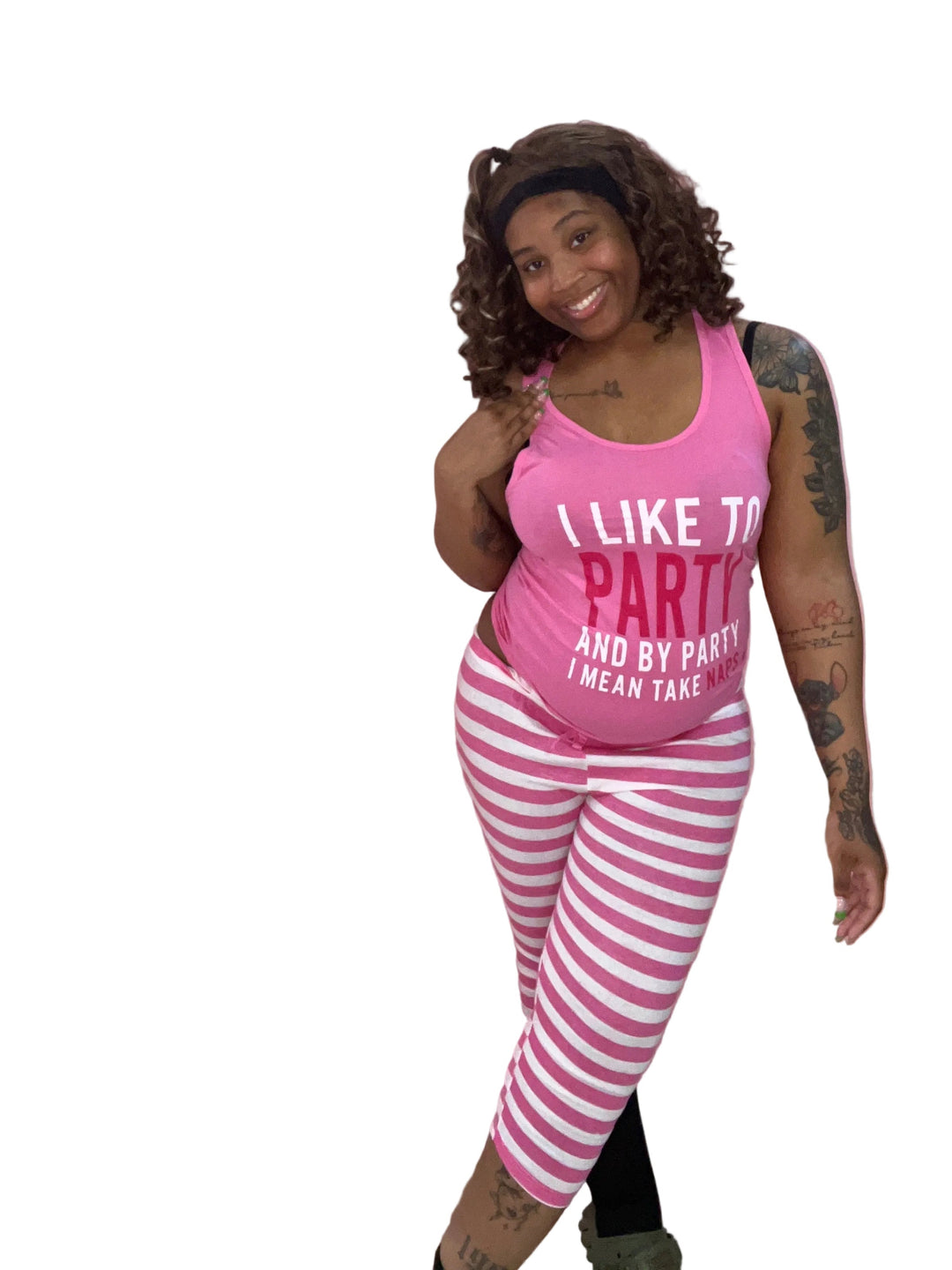 I Like To Party Long Pants PJ Set