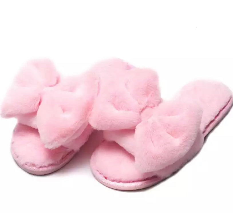 Bow Love House Shoes