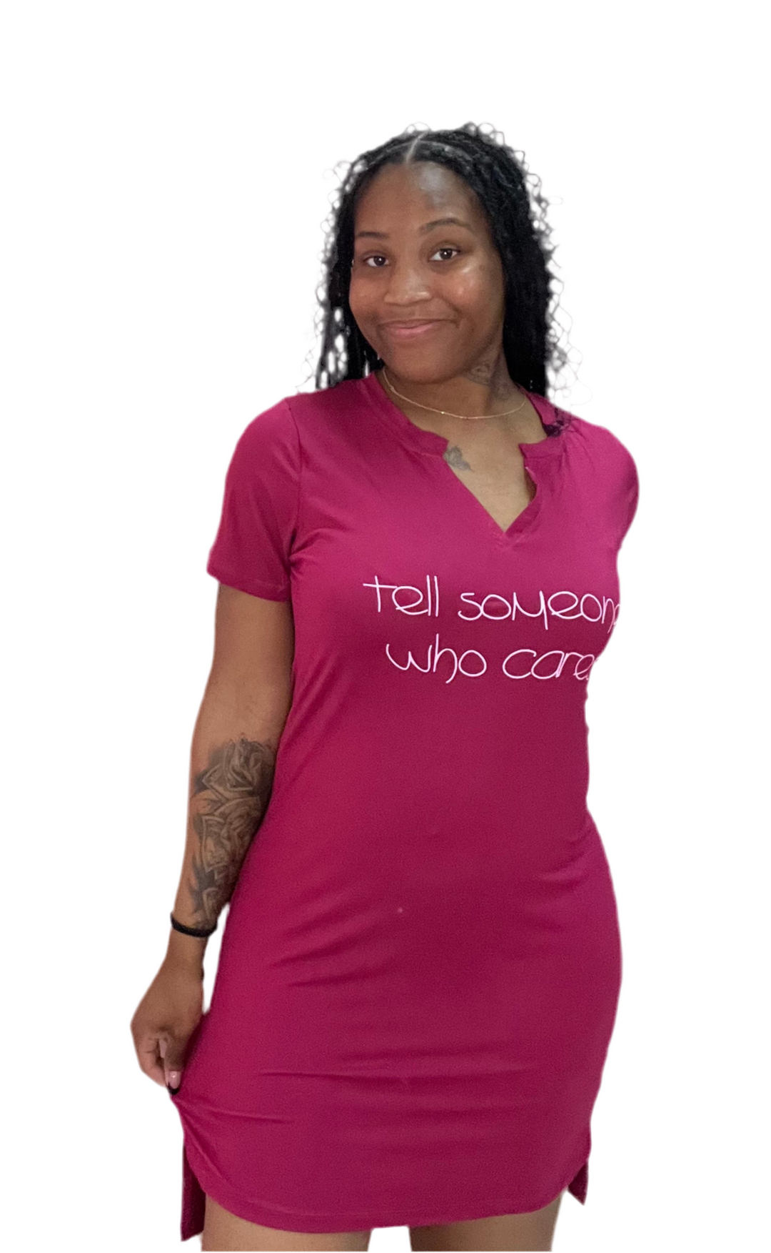 “Tell Someone” Jersey Nightshirts