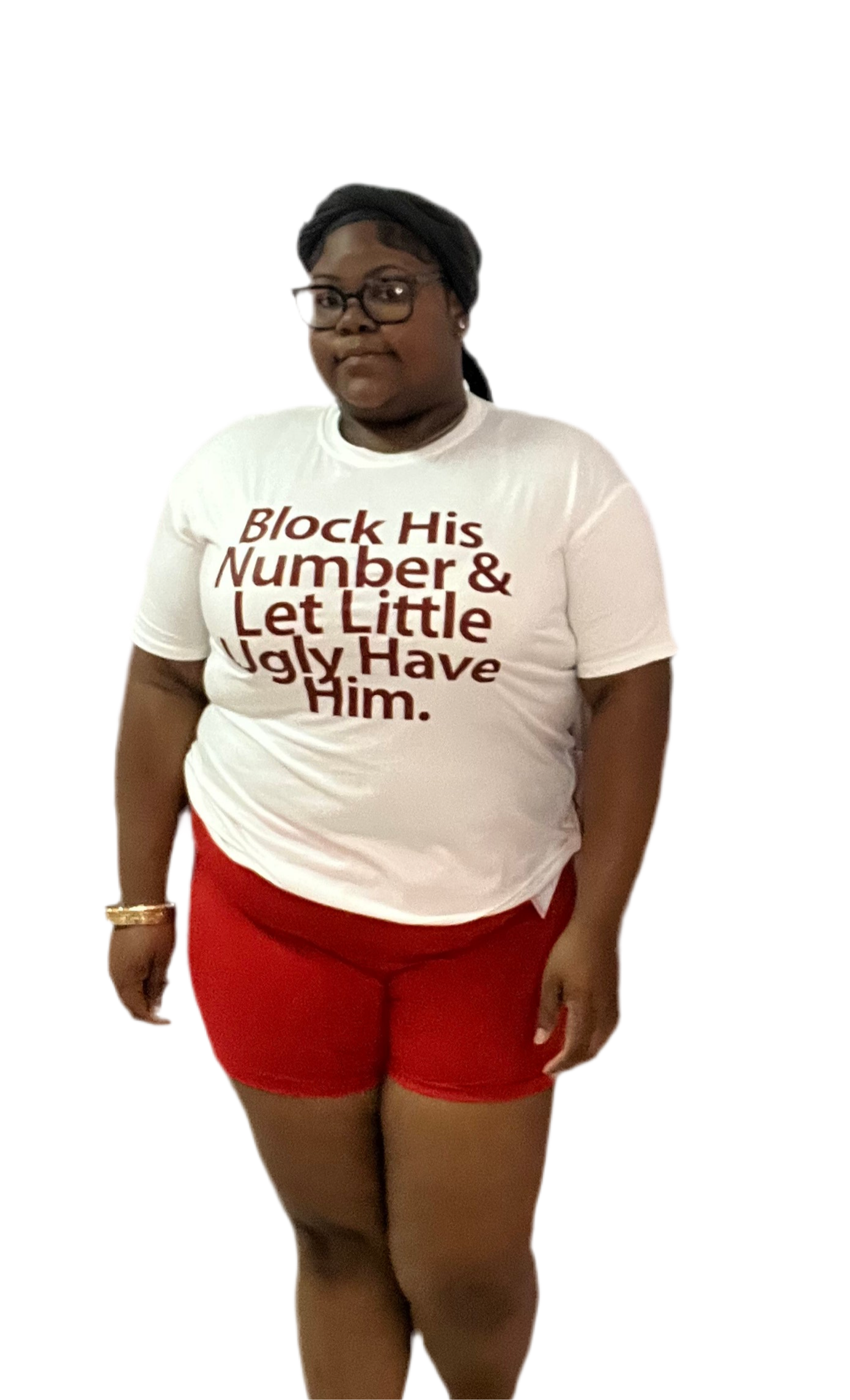 Block His Number Graphics Short Pants Sets