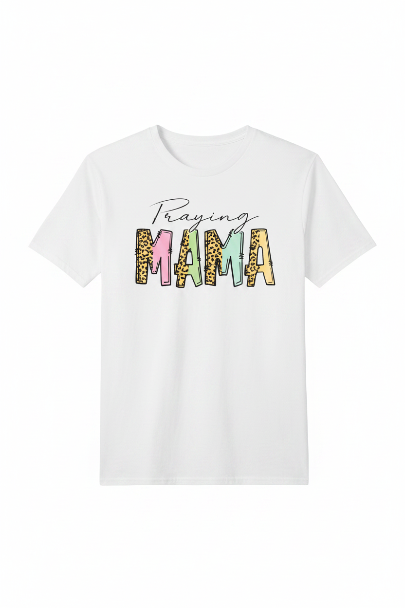 Praying Mama Graphic T-Shirts