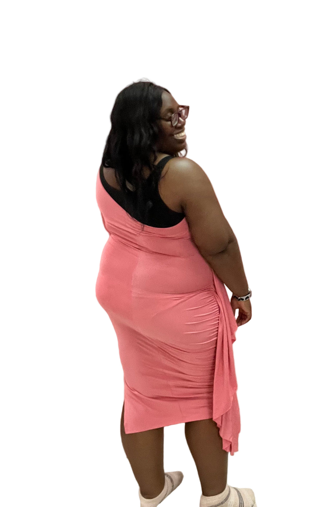 Cold Shoulder Vibes Ruffled Elegant Dresses