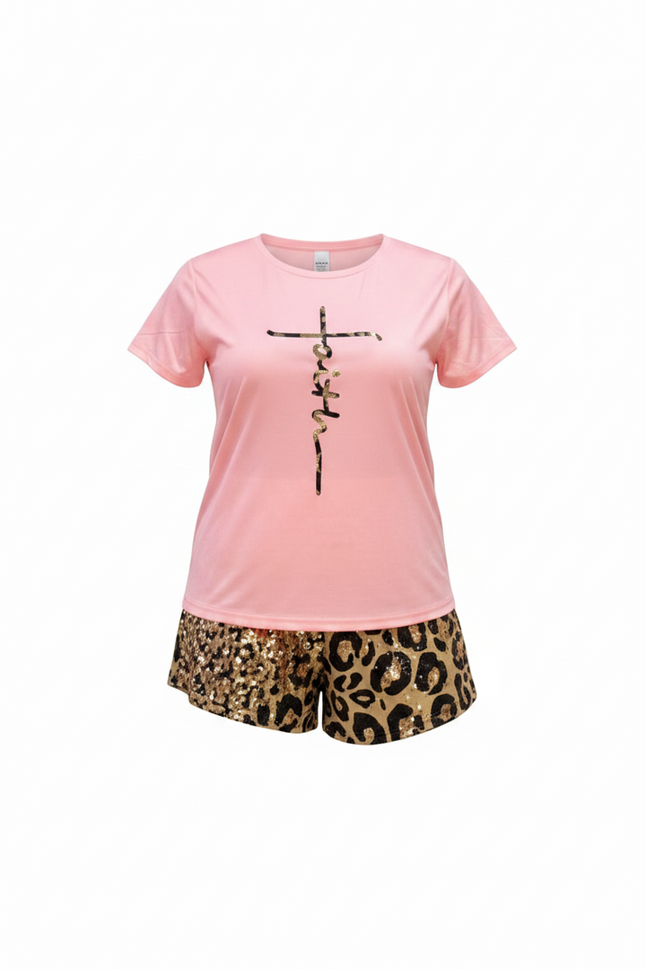 Faith Filled Pajama Short Pants Sets