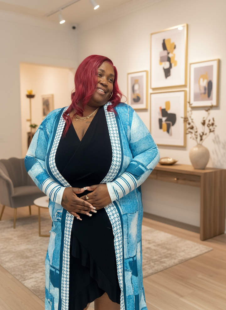 Denim Look Cardigans