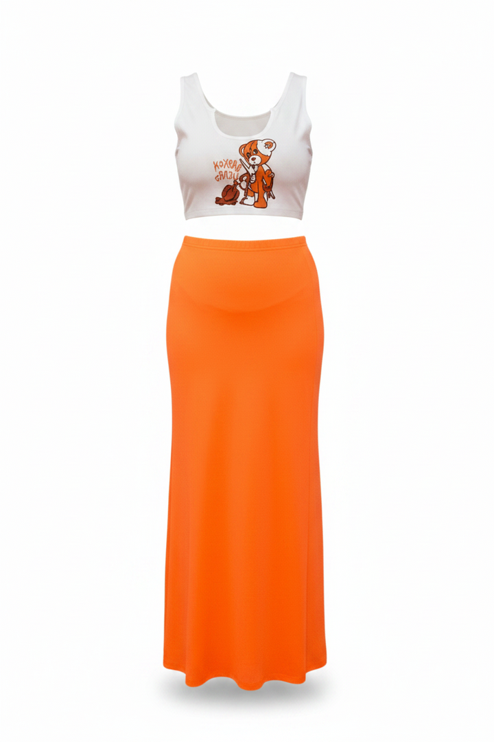 Cool As A Breeze Graphic Design Skirt Sets