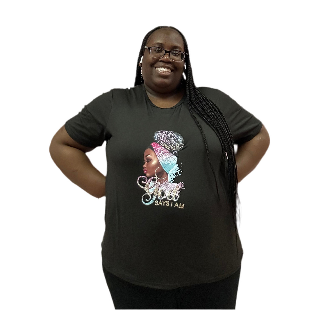 “GOD” Says I Am Graphic T-Shirts