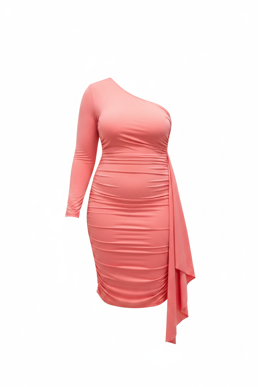 Cold Shoulder Vibes Ruffled Elegant Dresses