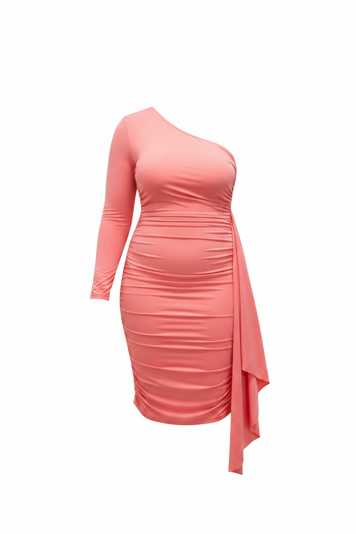 Cold Shoulder Vibes Ruffled Elegant Dresses