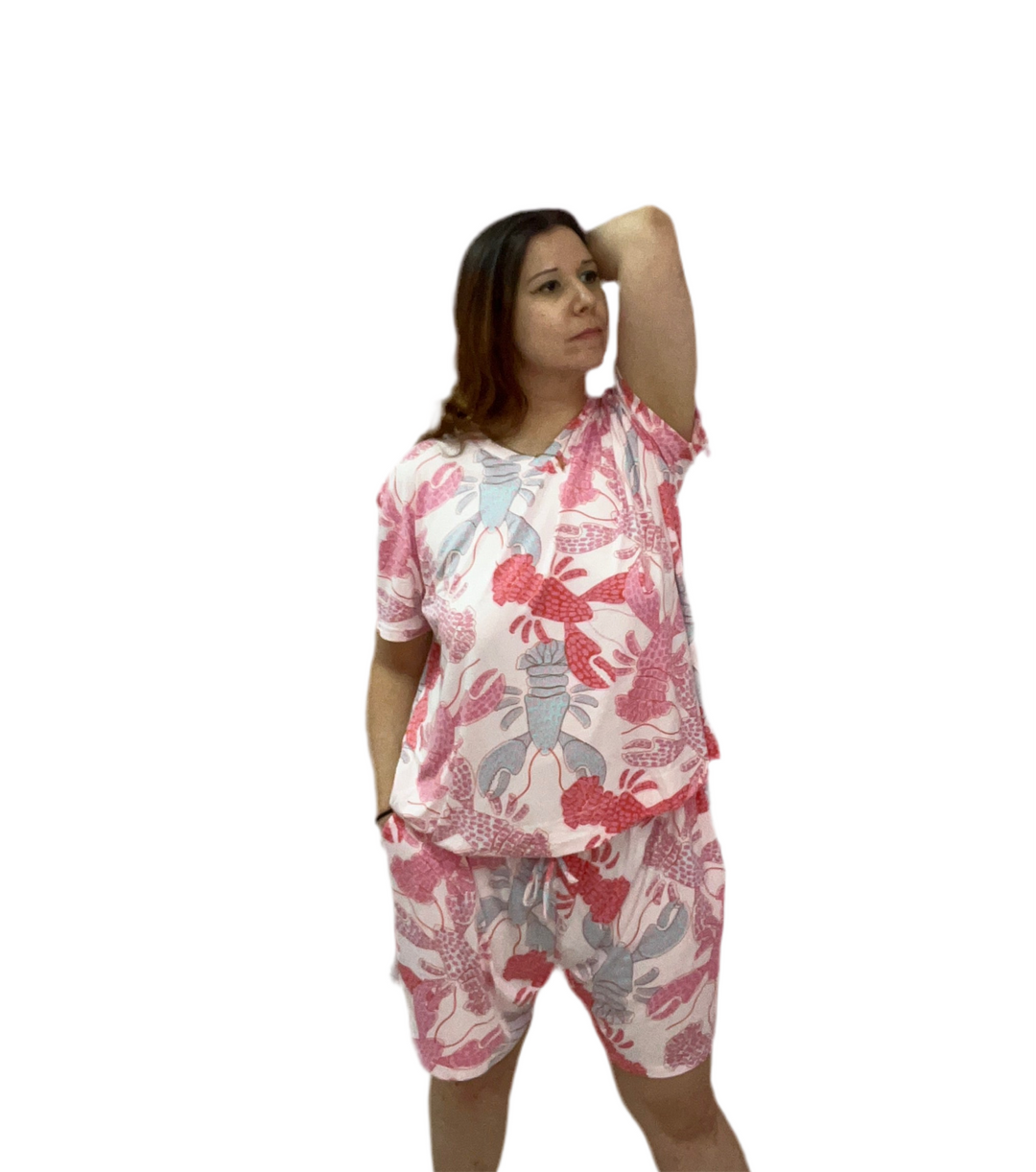 Sleep Calling PJ Short Pants Set