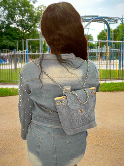 Denim Fashion Backpacks