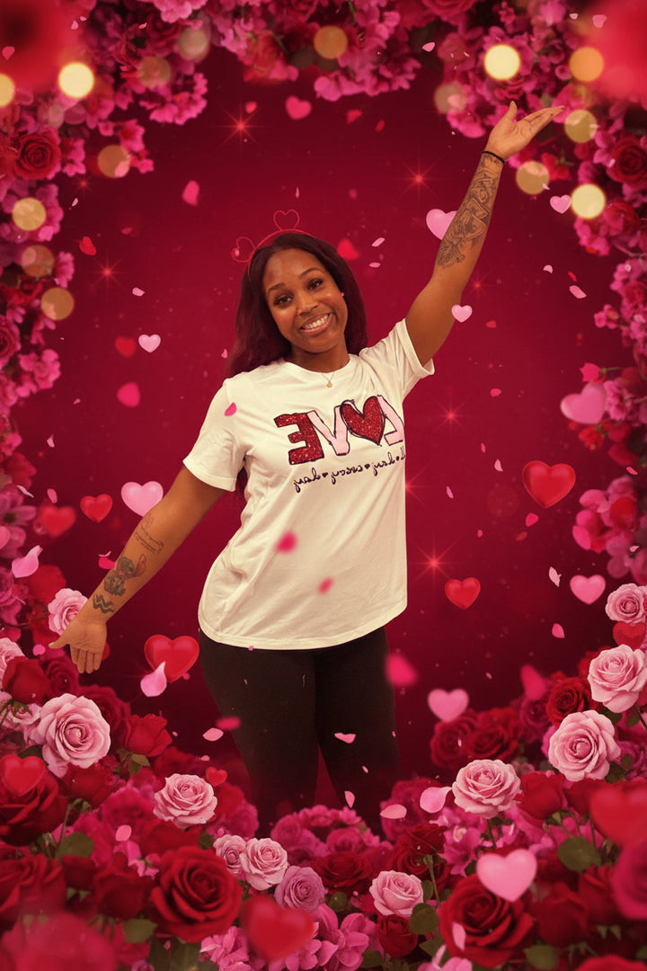 All About Love Graphic T-Shirts