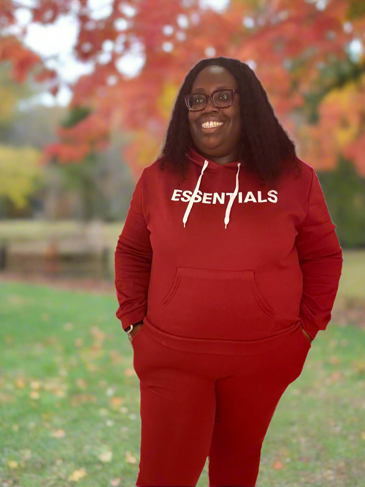 Essentials Are A Must Long Pants Sweat Set