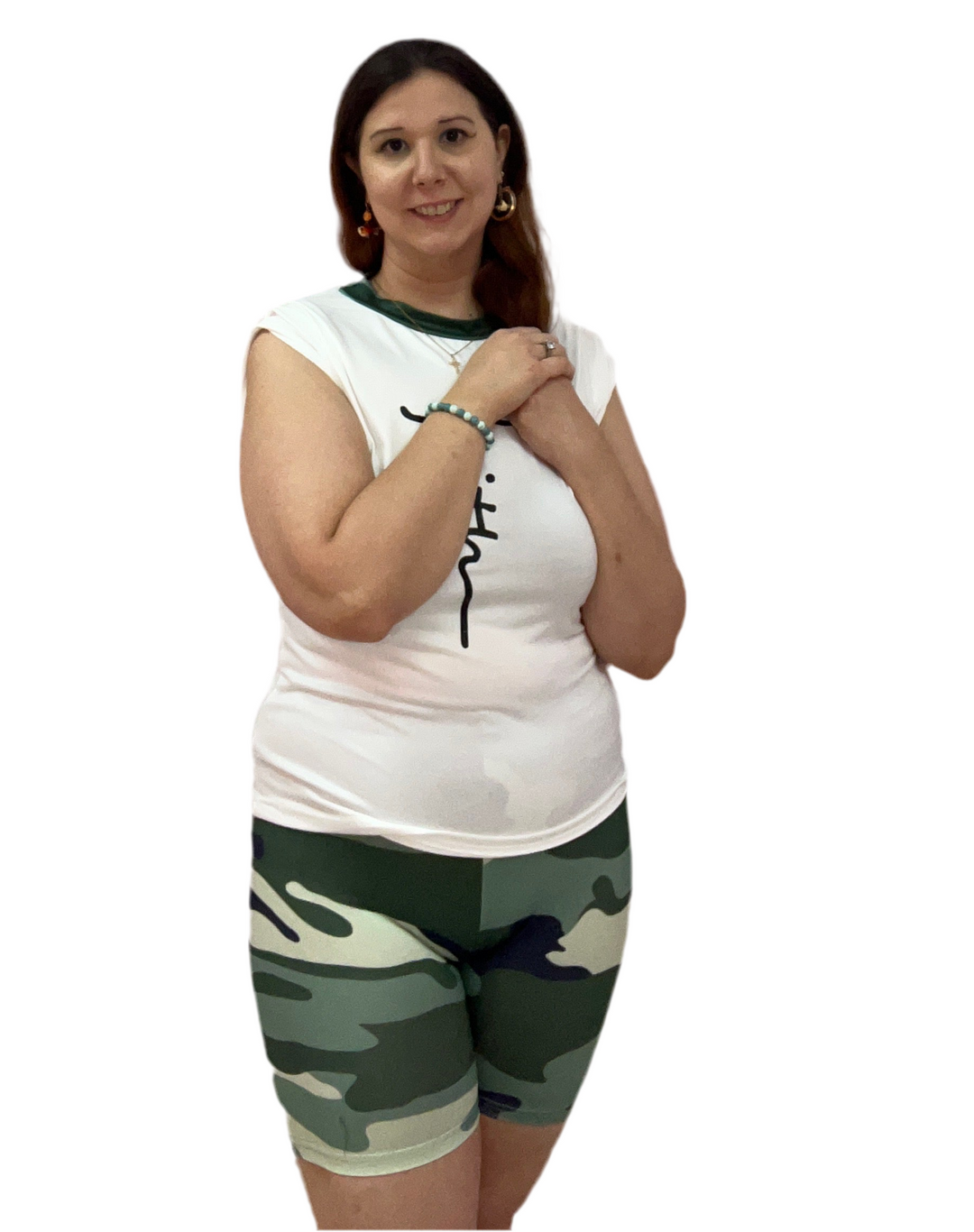 Have Faith Camo Short Pants Sets