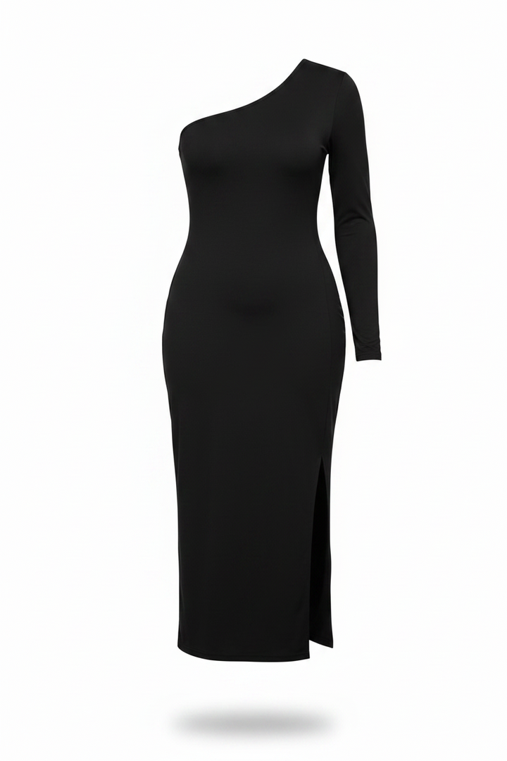 Cold Shoulder Vibes Ruffled Elegant Dresses