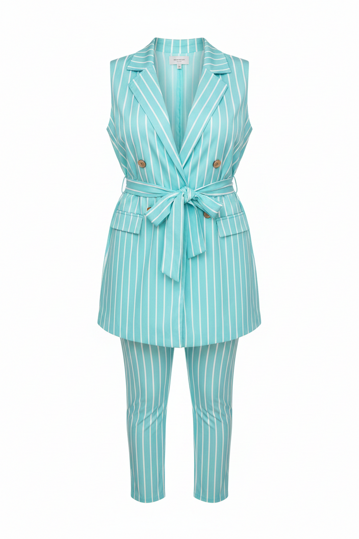 Stripes Are Cute Long Pants Sets