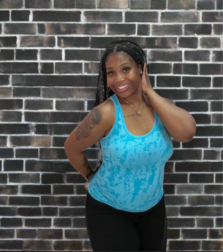 Cute As a Button Racer Back Tank Tops