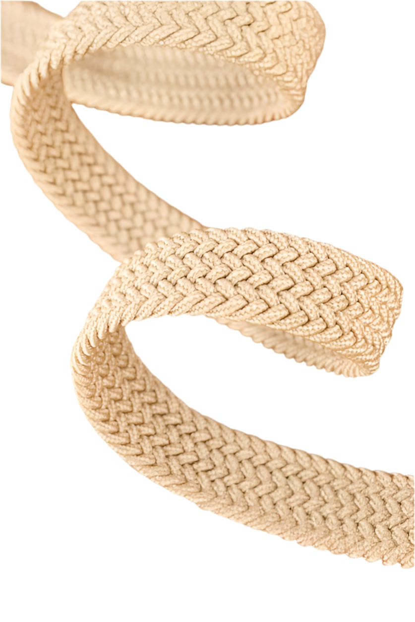 Boho Style Woven Canvas Waist Belts