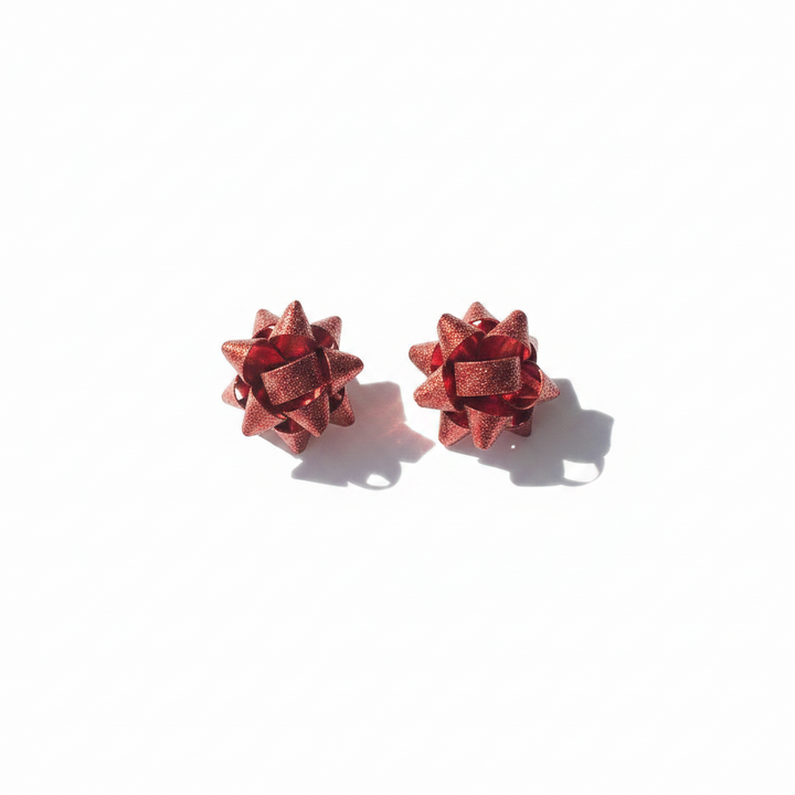 Christmas Bow Earrings
