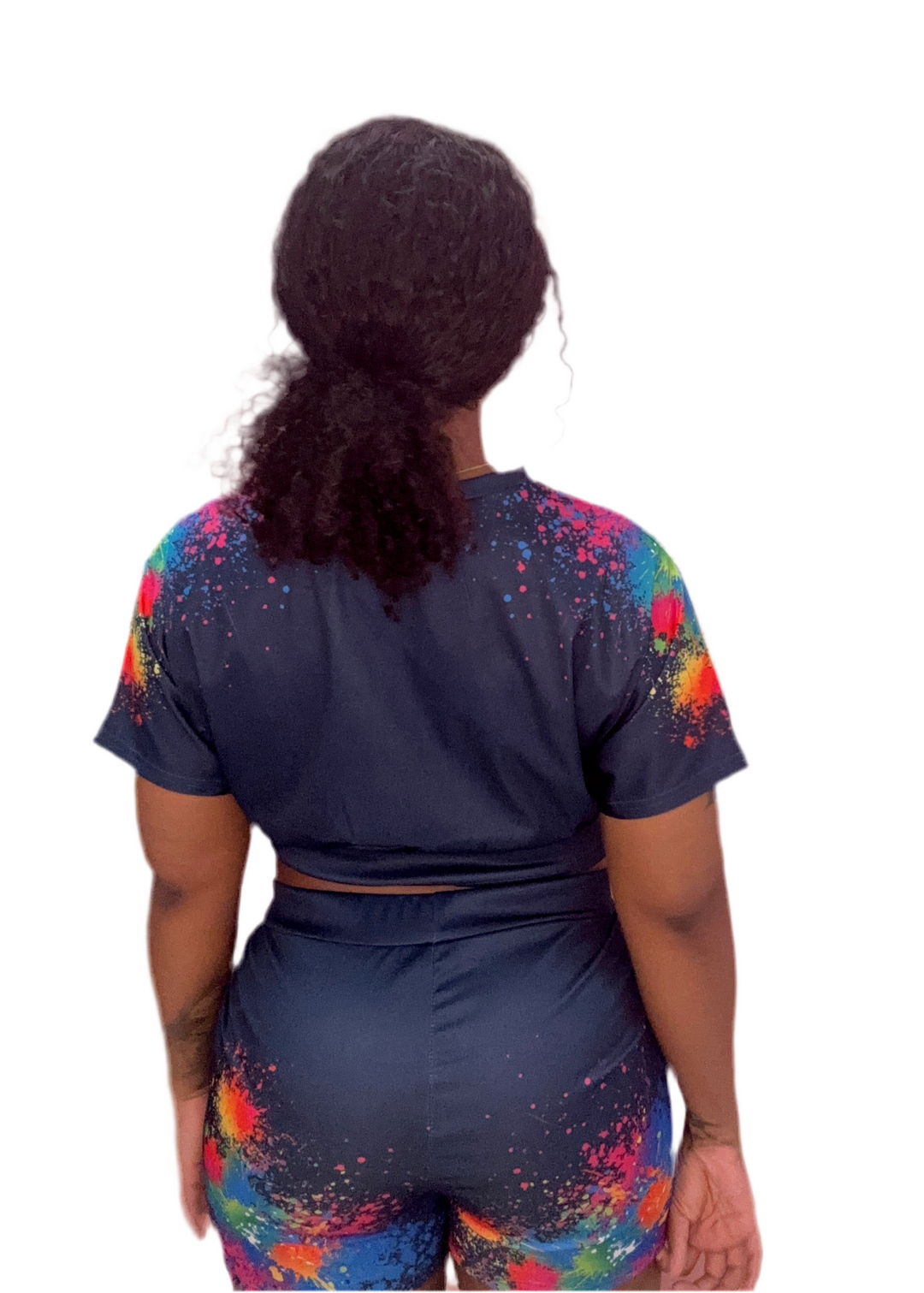 “Slick” Graphic Short Pants Sets