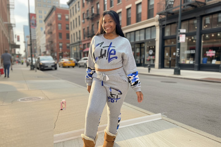 I’m Cute Long Pants Sweat Sets