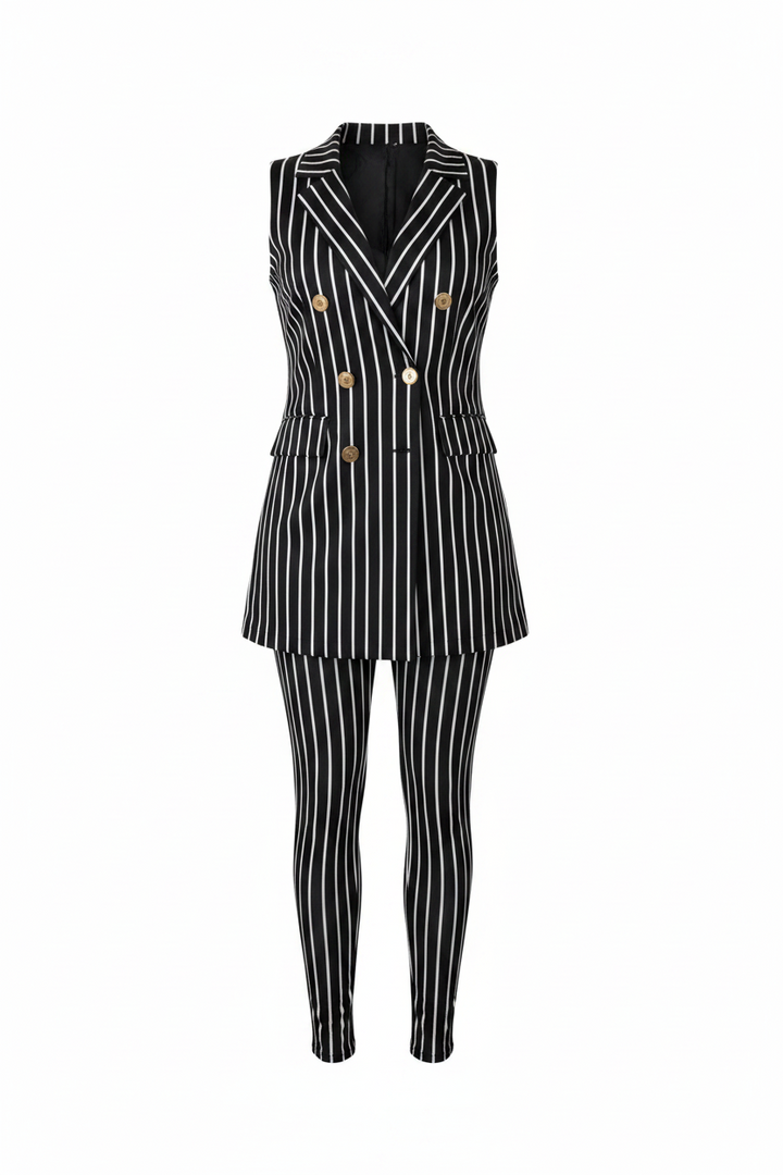Stripes Are Cute Long Pants Sets