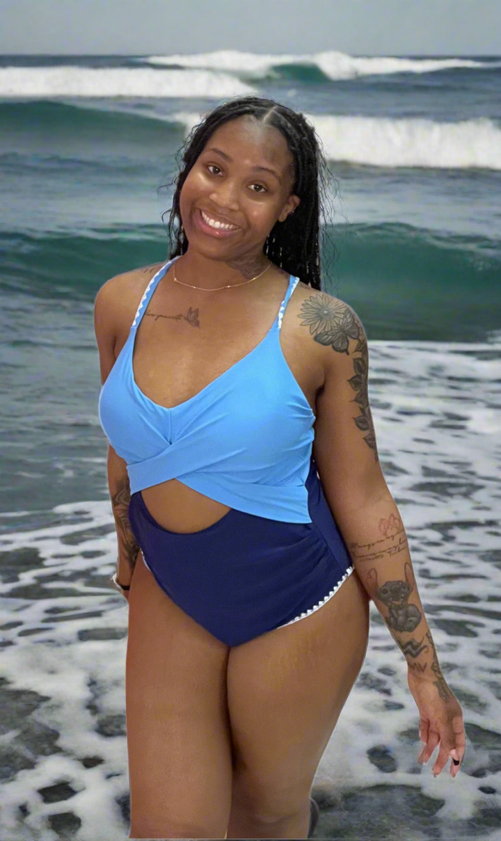 Pool Vibes One Piece Swim Suit