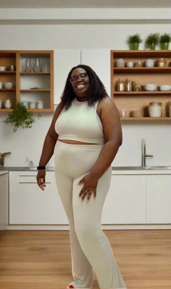 Shoulder Vibes Long Pants Sets