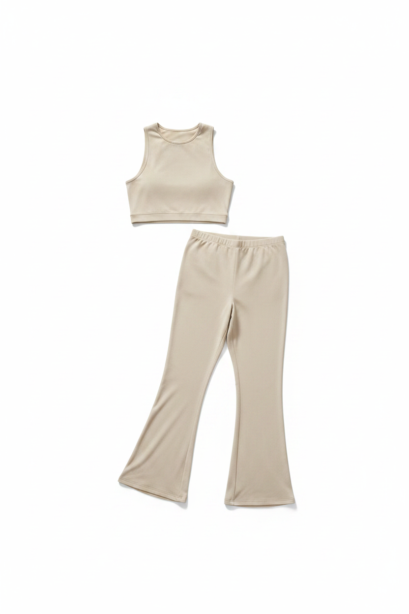 Shoulder Vibes Long Pants Sets