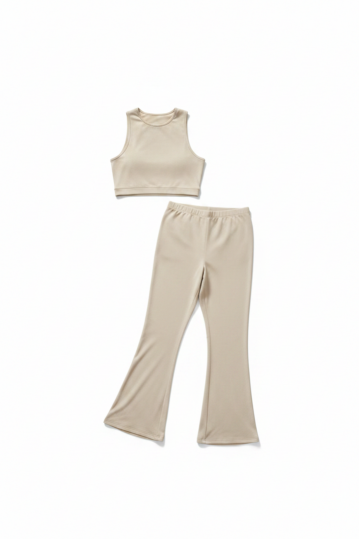 Shoulder Vibes Long Pants Sets