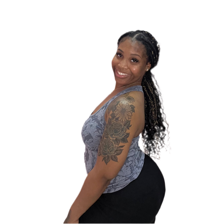 Cute As a Button Racer Back Tank Tops