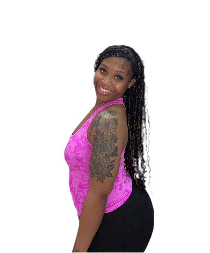 Cute As a Button Racer Back Tank Tops