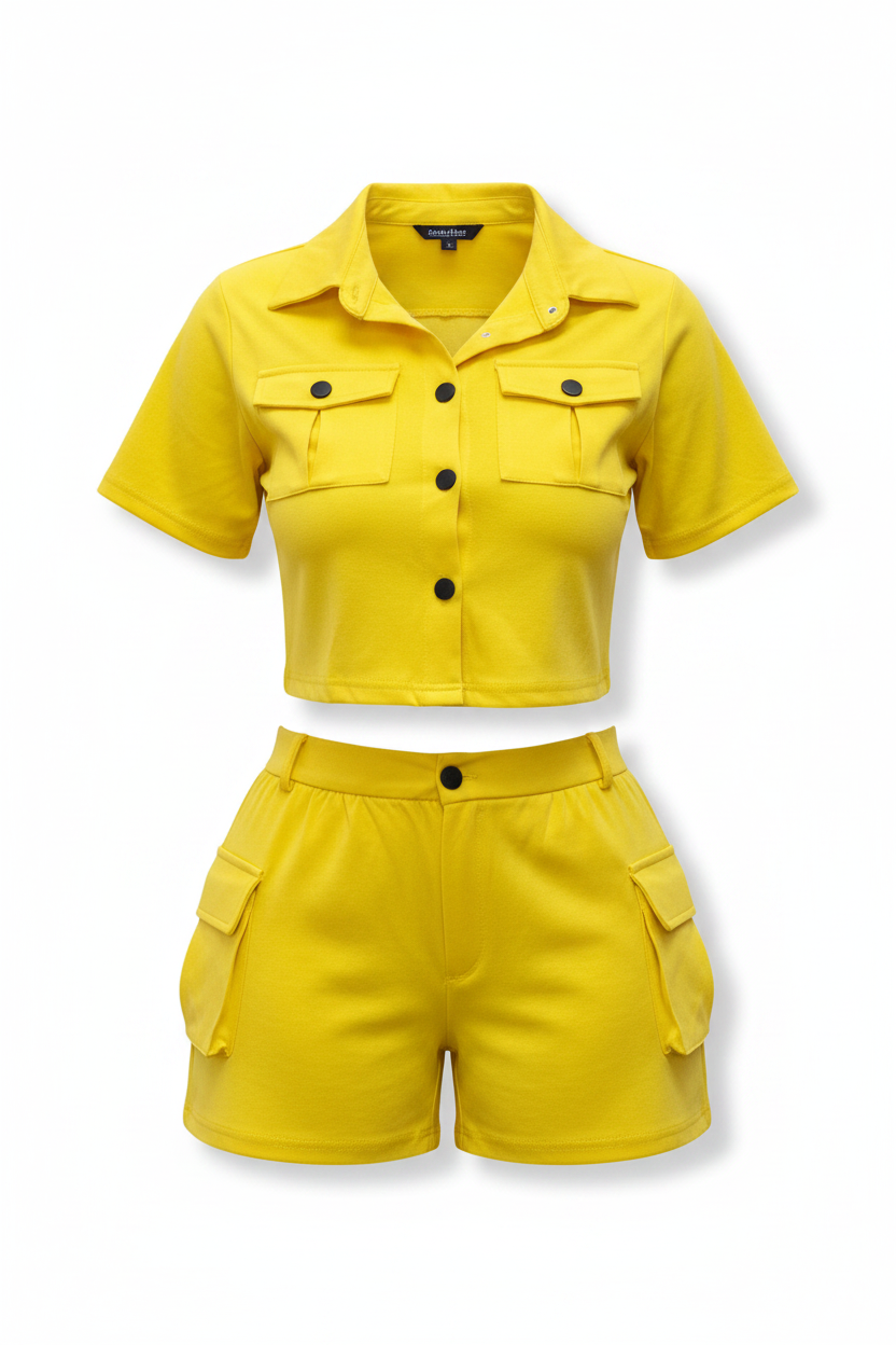 Bring The Heat Short Pants Set
