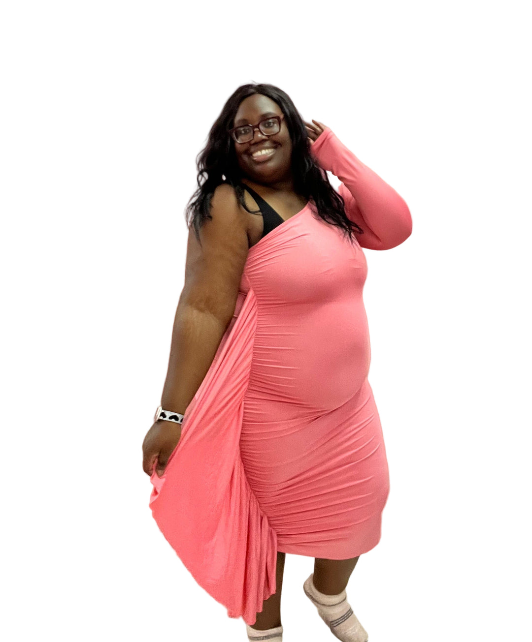 Cold Shoulder Vibes Ruffled Elegant Dresses