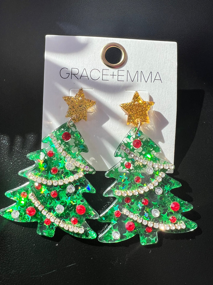 Christmas Tree Earrings