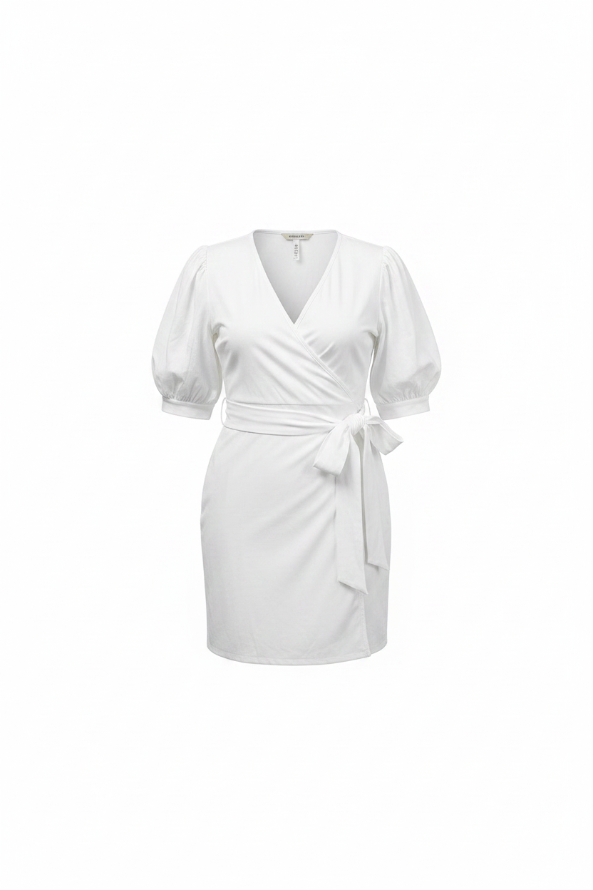 Lady In White Midi Dresses