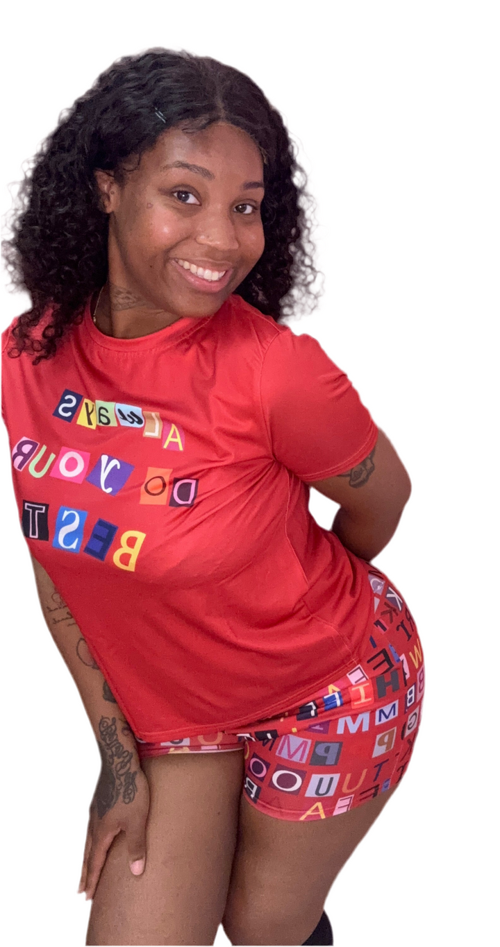 Do Your Best Short Pants Sets