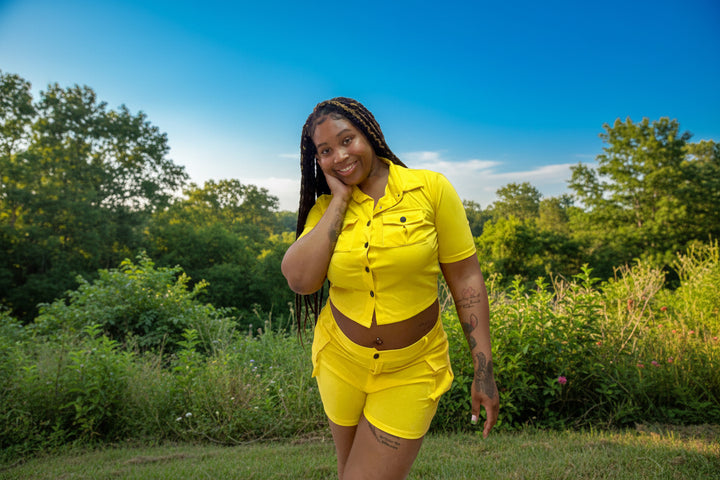 Bring The Heat Short Pants Set