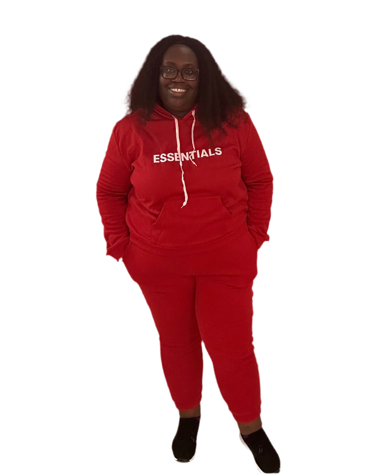 Essentials Are A Must Long Pants Sweat Set