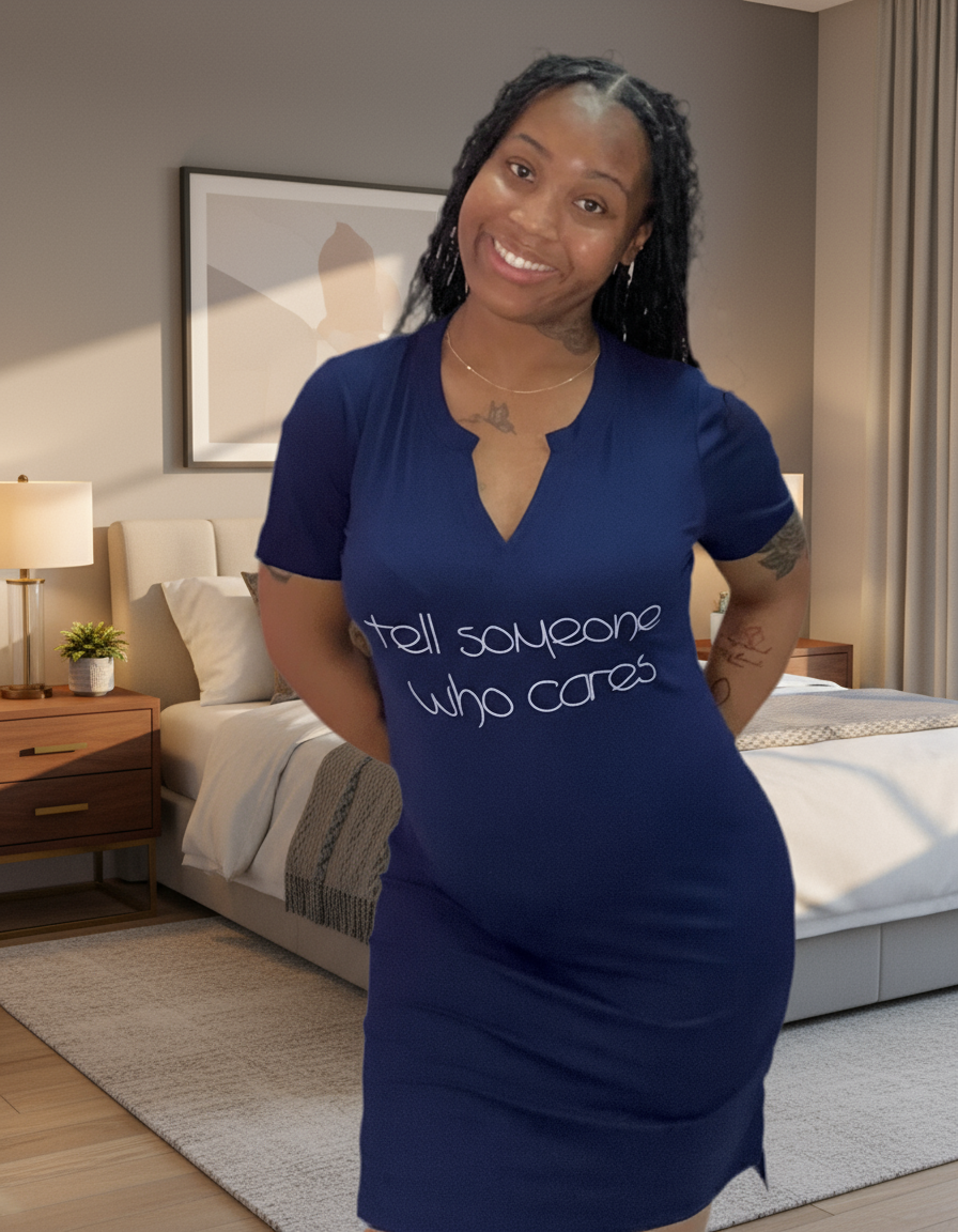 “Tell Someone” Jersey Nightshirts