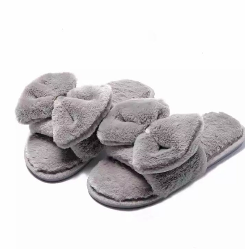 Bow Love House Shoes