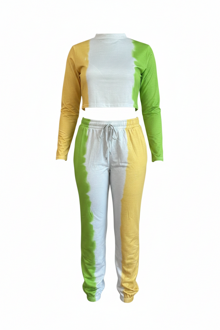 Tie Dye Long Pants Sweat Sets
