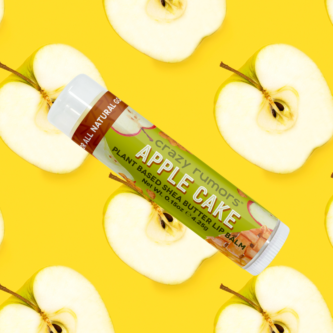 All Natural, Vegan Apple Cake  Lip Balm
