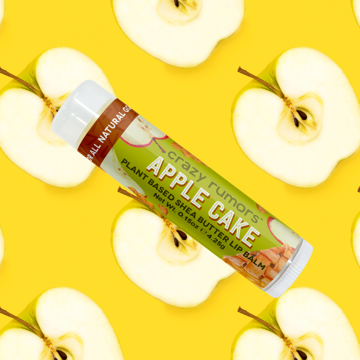 All Natural, Vegan Apple Cake  Lip Balm