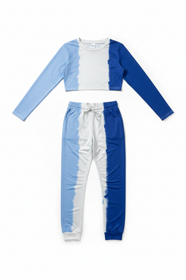 Tie Dye Long Pants Sweat Sets