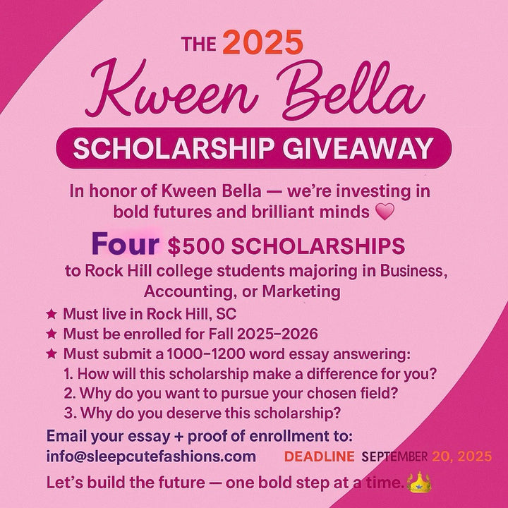 Kween Bella Scholarship Donation
